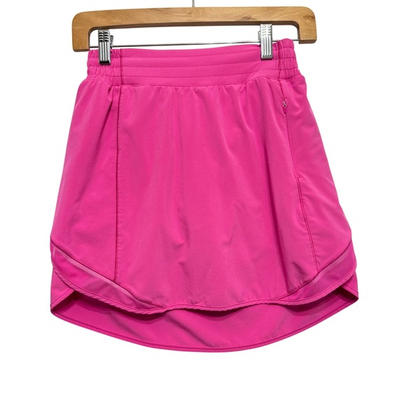 Lululemon Athletica Hotty Hot High-Rise Skirt Long Sonic Pink Size 4 Athletic - Picture 8 of 15